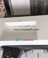 Modern Marble Bath Vanity Sink - Modern wash room vanity mpk 394