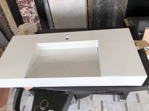 Modern Marble Bath Vanity Sink - Modern wash room vanity mpk 394