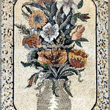 Mosaic Flower - Mosaic art flowers by marblepk.com mpk fl 321 380x600