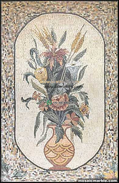 Mosaic Flower - Mosaic art flowers by marblepk.com mpk fl 323 390x600