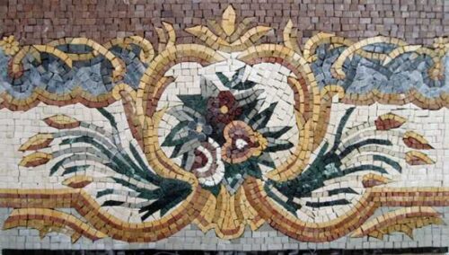 Mosaic Flower - Mosaic art flowers by marblepk.com mpk fl 327 600x341