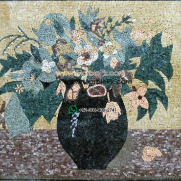 Mosaic Flower - Mosaic art flowers by marblepk.com mpk fl 333 600x523