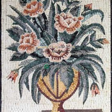 Mosaic Flower - Mosaic art flowers by marblepk.com mpk fl 334 461x600