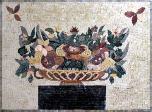 Mosaic Flower - Mosaic art flowers by marblepk.com mpk fl 337 600x441