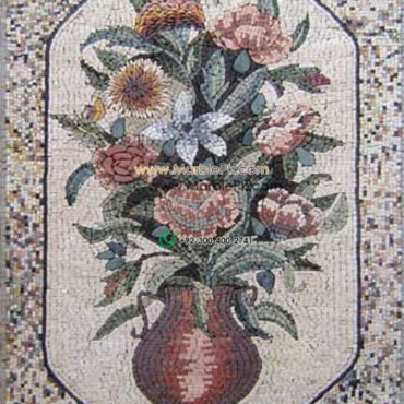Mosaic Flower - Mosaic art flowers by marblepk.com mpk fl 351 433x600