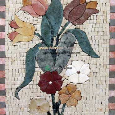 Mosaic Flower - Mosaic art flowers by marblepk.com mpk fl 360 454x600