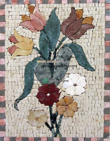 Mosaic Flower - Mosaic art flowers by marblepk.com mpk fl 360 454x600