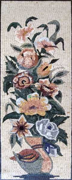 Mosaic Flower - Mosaic art flowers by marblepk.com mpk fl 362 239x600