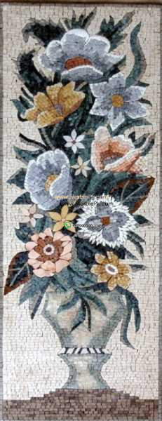 Mosaic Flower - Mosaic art flowers by marblepk.com mpk fl 368 231x600