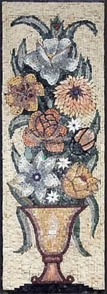 Mosaic Flower - Mosaic art flowers by marblepk.com mpk fl 377 219x600