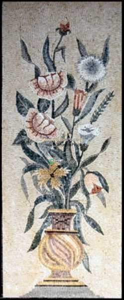 Mosaic Flower - Mosaic art flowers by marblepk.com mpk fl 378 249x600