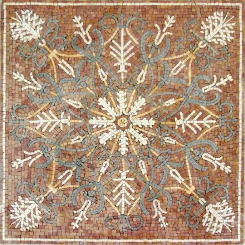 Mosaic Flower - Mosaic art flowers by marblepk.com mpk fl 379 600x600