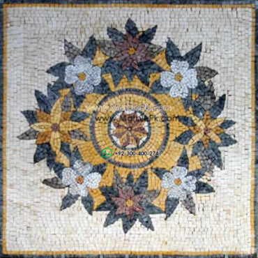 Mosaic Flower - Mosaic art flowers by marblepk.com mpk fl 382 600x600