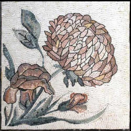 Mosaic Flower - Mosaic art flowers by marblepk.com mpk fl 384 600x600