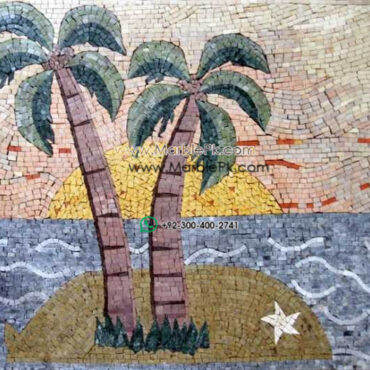 Mosaic Flower - Mosaic art flowers by marblepk.com mpk fl 386 600x522