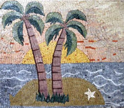 Mosaic Flower - Mosaic art flowers by marblepk.com mpk fl 386 600x522