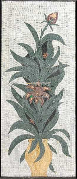 Mosaic Flower - Mosaic art flowers by marblepk.com mpk fl 387 260x600