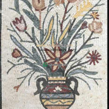 Mosaic Flower - Mosaic art flowers by marblepk.com mpk fl 388 462x600