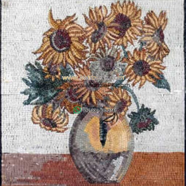Mosaic Flower - Mosaic art flowers by marblepk.com mpk fl 393 508x600