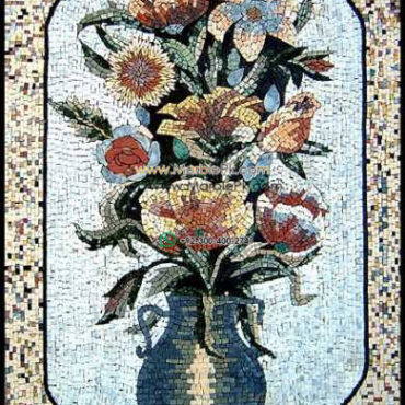 Mosaic Flower - Mosaic art flowers by marblepk.com mpk fl 396 390x600