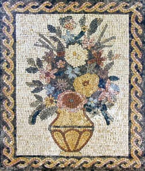 Mosaic Flower - Mosaic art flowers by marblepk.com mpk fl 399 510x600