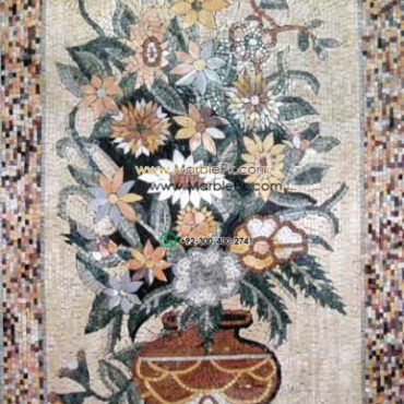 Mosaic Flower - Mosaic art flowers by marblepk.com mpk fl 402 387x600