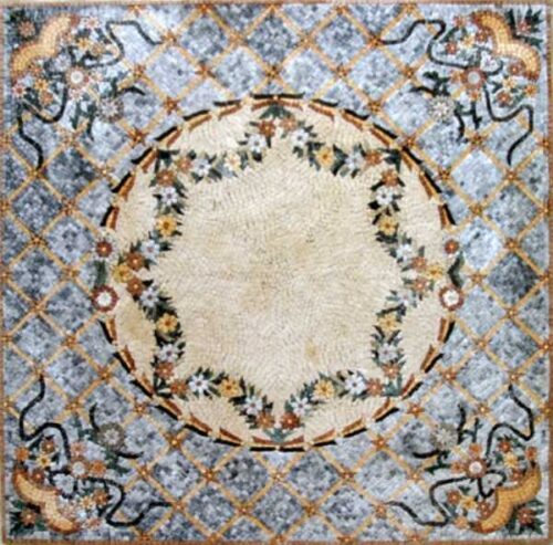 Mosaic Flower - Mosaic art flowers by marblepk.com mpk fl 407 600x592
