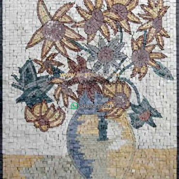 Mosaic Flower - Mosaic art flowers by marblepk.com mpk fl 411 488x600