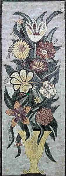 Mosaic Flower - Mosaic art flowers by marblepk.com mpk fl 412 226x600