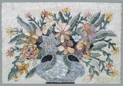 Mosaic Flower - Mosaic art flowers by marblepk.com mpk fl 413 600x417