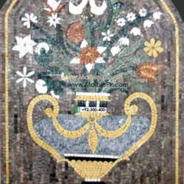 Mosaic Flower - Mosaic art flowers by marblepk.com mpk fl 417 413x600