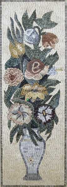 Mosaic Flower - Mosaic art flowers by marblepk.com mpk fl 418 215x600