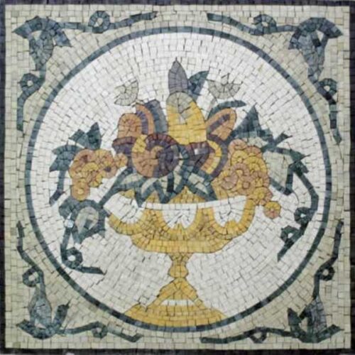 Mosaic Flower - Mosaic art flowers by marblepk.com mpk fl 420 600x600