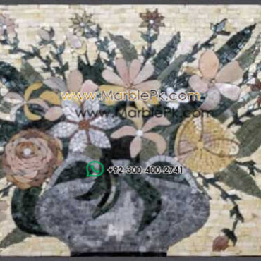 Mosaic Flower - Mosaic art flowers by marblepk.com mpk fl 421 600x373