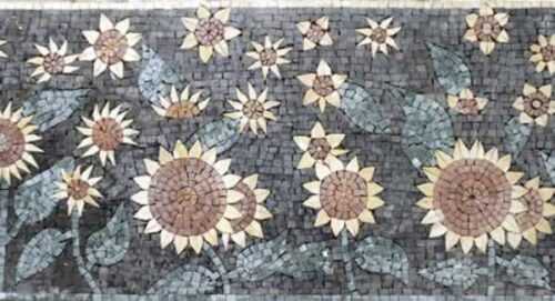 Mosaic Flower - Mosaic art flowers by marblepk.com mpk fl 422 600x325