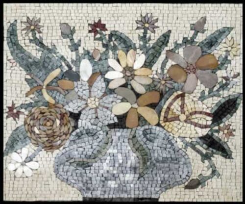Mosaic Flower - Mosaic art flowers by marblepk.com mpk fl 423 600x499