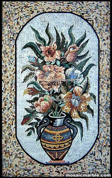 Mosaic Flower - Mosaic art flowers by marblepk.com mpk fl 426 378x600