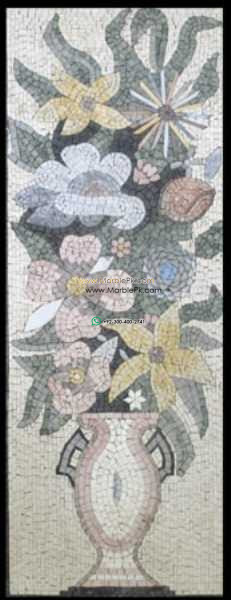 Mosaic Flower - Mosaic art flowers by marblepk.com mpk fl 442 231x600