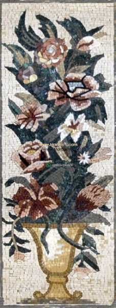 Mosaic Flower - Mosaic art flowers by marblepk.com mpk fl 446 227x600