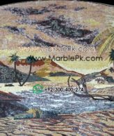 Mosaic Art Landscap - Mosaic art landscape by marblepk.com mpk l 327 800x474