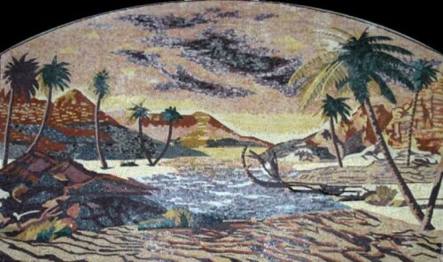 Mosaic Art Landscap - Mosaic art landscape by marblepk.com mpk l 327 800x474