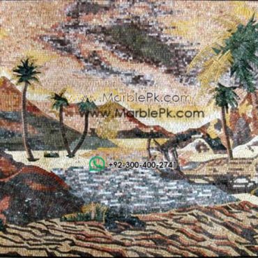 Mosaic Art Landscap - Mosaic art landscape by marblepk.com mpk l 331 800x545