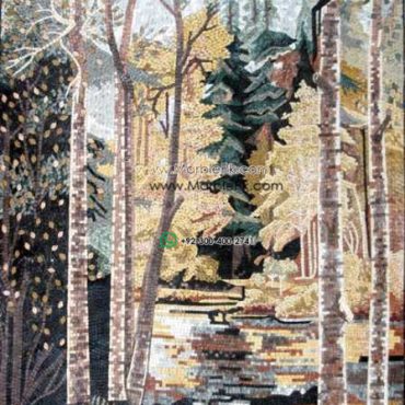 Mosaic Art Landscap - Mosaic art landscape by marblepk.com mpk l 335 448x600