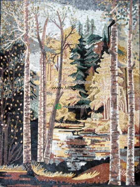 Mosaic Art Landscap - Mosaic art landscape by marblepk.com mpk l 335 448x600
