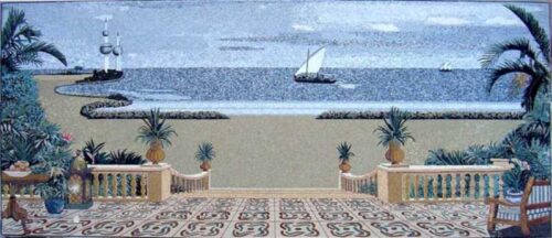 Mosaic Art Landscap - Mosaic art landscape by marblepk.com mpk l 338 800x345