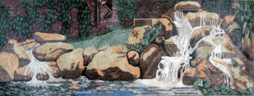 Mosaic Art Landscap - Mosaic art landscape by marblepk.com mpk l 347 800x302