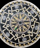 Marble Mosaic Medallion - Mosaic art medallion by marblepk.com mpk m 321 612x600