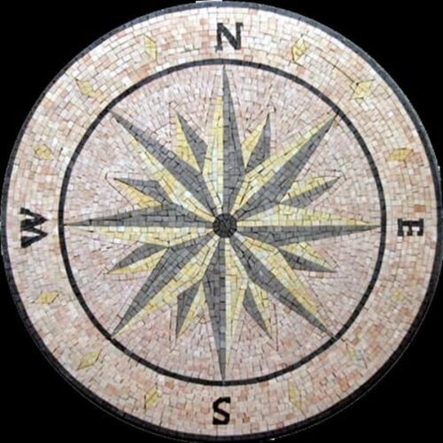 Marble Mosaic Medallion - Mosaic art medallion by marblepk.com mpk m 322 600x600