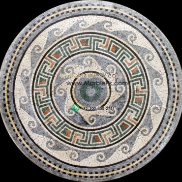 Marble Mosaic Medallion - Mosaic art medallion by marblepk.com mpk m 324 614x600