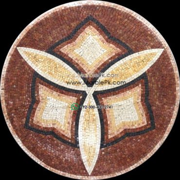 Marble Mosaic Medallion - Mosaic art medallion by marblepk.com mpk m 328 601x600